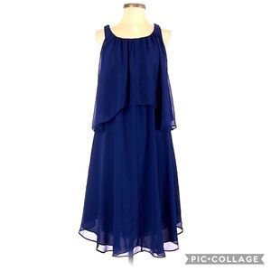 Anthro Maeve Chiffon Layered Casual Dress